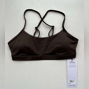 NWT Alo Yoga Airlift Intrigue Bra Espresso S